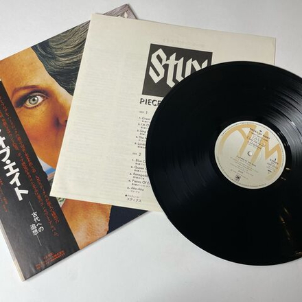 Винтажная виниловая пластинка LP Styx Pieces Of Eight (Japan 1978) (Obi) Sing For The Day