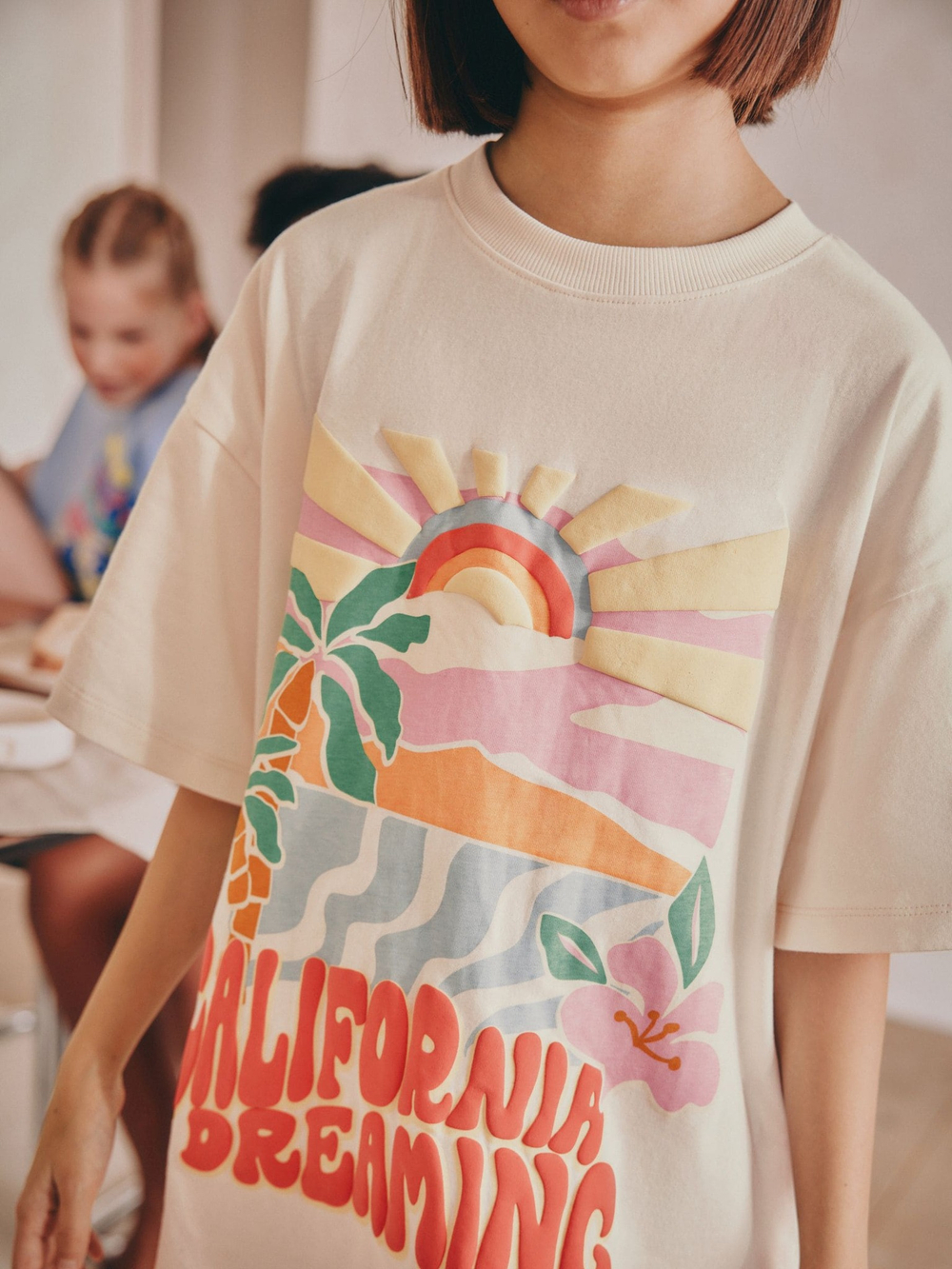 Пижама для девочки Next AC2-733, 3 шт., Кремовый, Голубой, Мятный