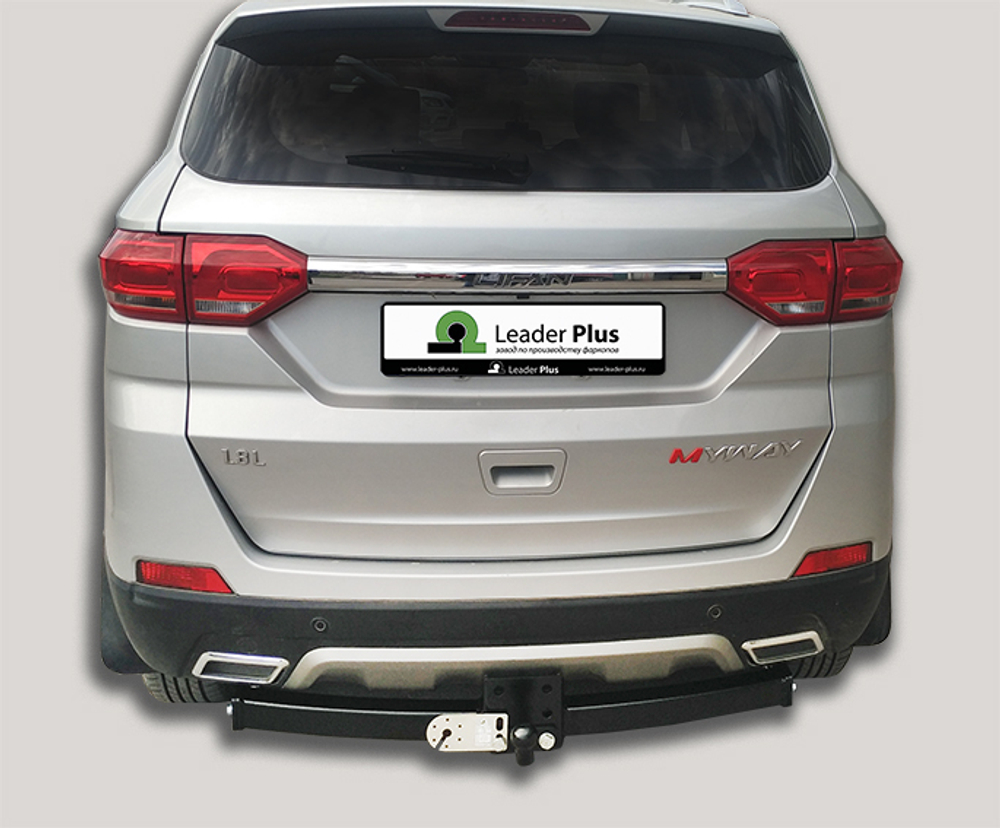 Фаркоп(прицепное) Лидер-Плюс для LIFAN MYWAY 2016-...(паспорт и сертификат в комплекте)(без электрики)L303-FC