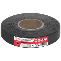 Термоусадочная трубка ЭРА NO-224-343 ТТУ нг-LS 30/15 чёрная рулон 50 м