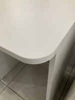 Стол письменный Паскаль белый/цемент светлый