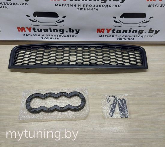 Решетка радиатора RS-TYPE MATT BLACK для Audi A4 B6