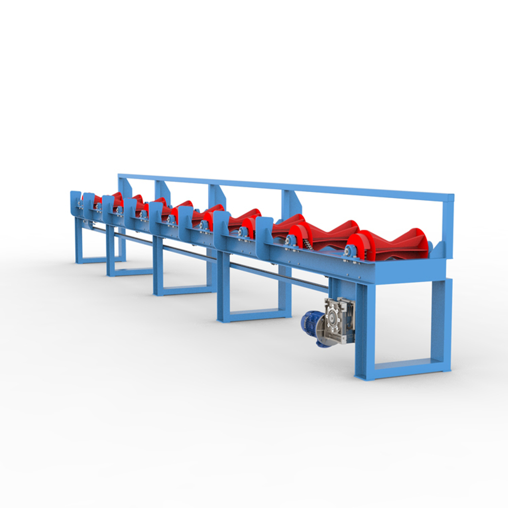 Рольганг загрузочный для бревен