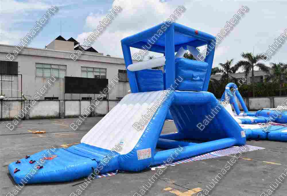 Коммерческий аквапарк на воде «Улыбка моря» 37×32×4 м