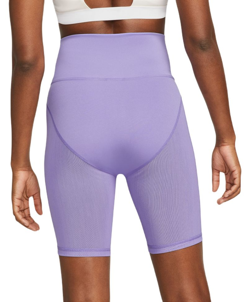 Женские теннисные шорты Nike Naomi Osaka Shorts - space purple/coconut milk