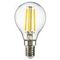 Лампа светодиодная филаментная Lightstar LED Filament E14 6W 4000K груша прозрачная 933804