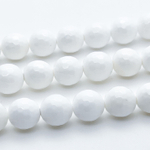 Арагонит граненый, диаметр 10-10,2 мм, цена за 9 шт (1/4 нити)