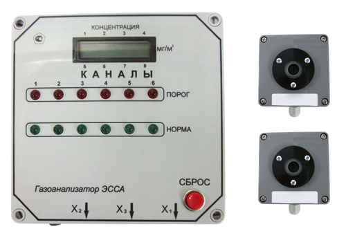 ЭССА-NO2 (исп. БС) газоанализатор диоксида азота многоканальный автоматический общепромышленный стационарный