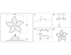 Ambrella Потолочный светодиодный светильник с пультом Ice FA1724