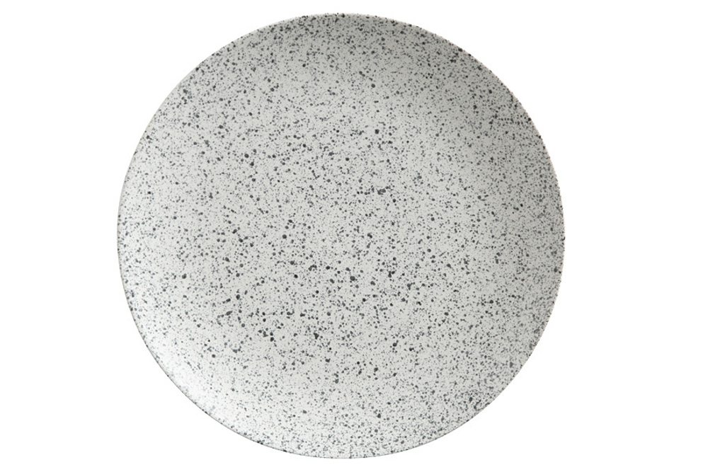 Тарелка обеденная серая Икра Maxwell & Williams