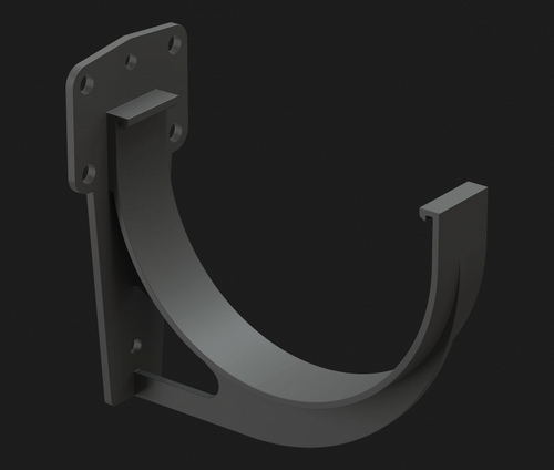 Döcke PREMIUM Кронштейн желоба (Графит)