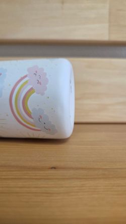 Детская бутылка Klean Kanteen Kid Classic Narrow Sippy 12oz (355 мл) Rainbows White (вмятина)