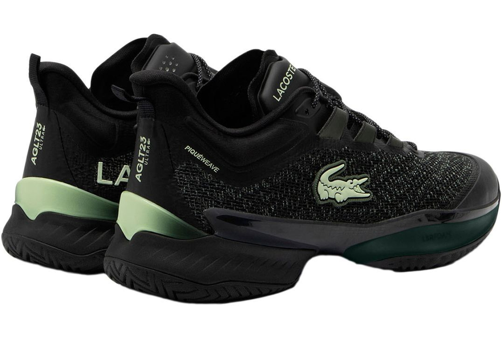 Мужские кроссовки теннисные Lacoste Sport AG-LT23 Ultra - black/little green