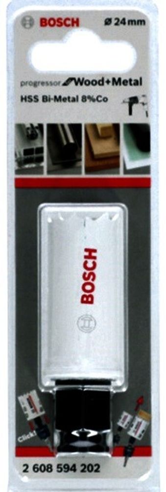 Биметаллическая коронка BOSCH BiM PROGRESSOR 24 mm, NEW