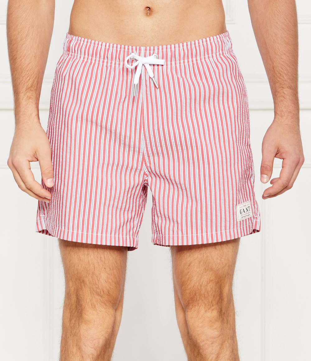 Шорты для плавания SEERSUCKER Gant - коралловый(922416003)