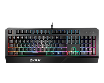 Игровая Клавиатура MSI Vigor GK20 RU, 108 клавиш, RGB SHOW,  кабель 1,8м, USB2.0