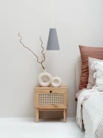 Люстра потолочная для спальни и гостиной с абажуром