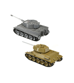 Радиоуправляемый танковый бой Torro Т34/85 и Tiger 1 1/30, RTR