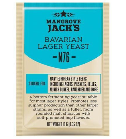 Пивные дрожжи Mangrove Jack's "Bavarian Lager M76", 10 г