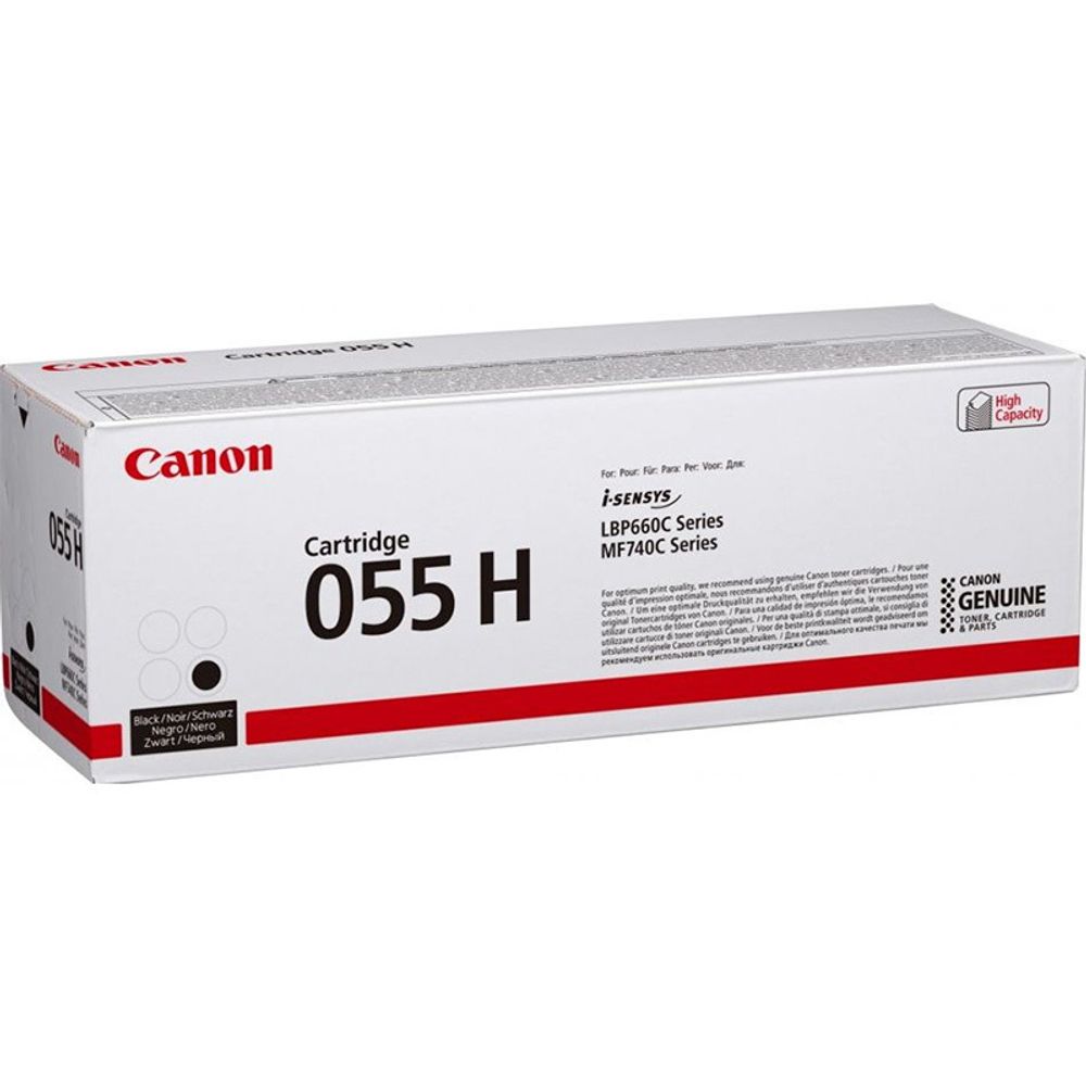 Картридж CANON 055H BK для Canon MF742/MF744/MF746/LBP663/664 черный 7.6k