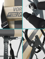 Инверсионный стол Vortex бежево-серый c подушкой