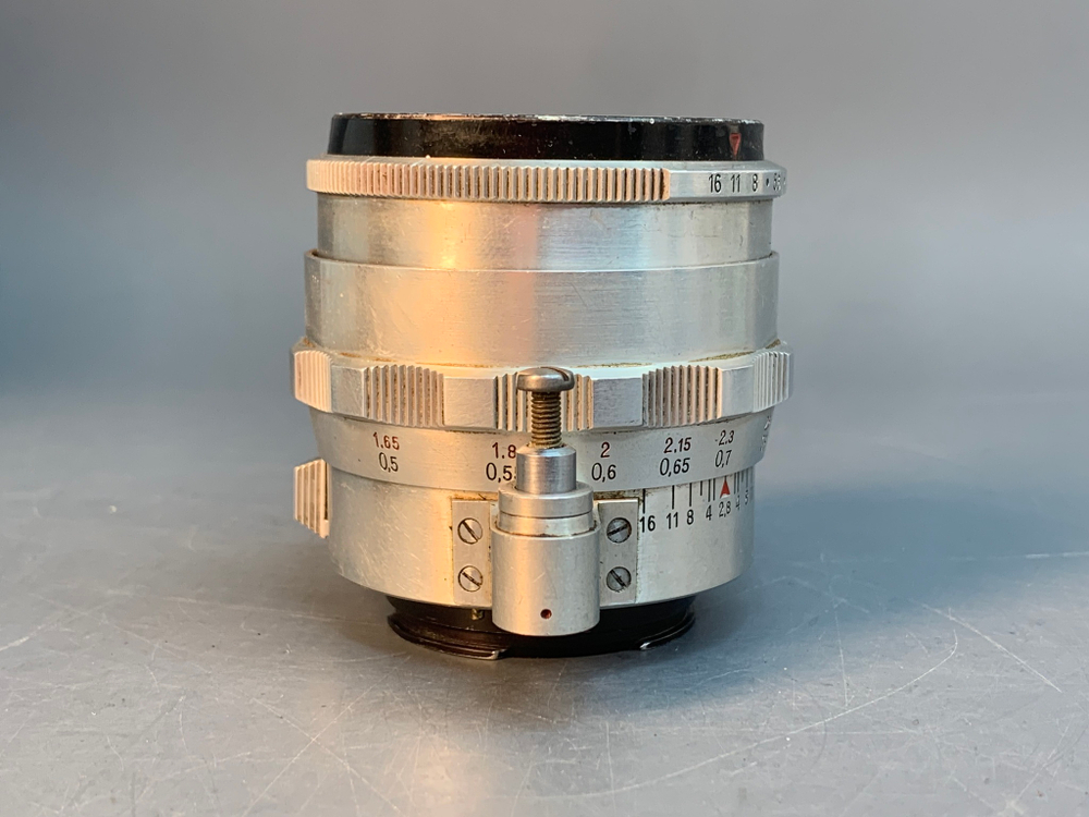 Exakta Varex IIa + Tessar 2.8/50mm пыль внутри объектива