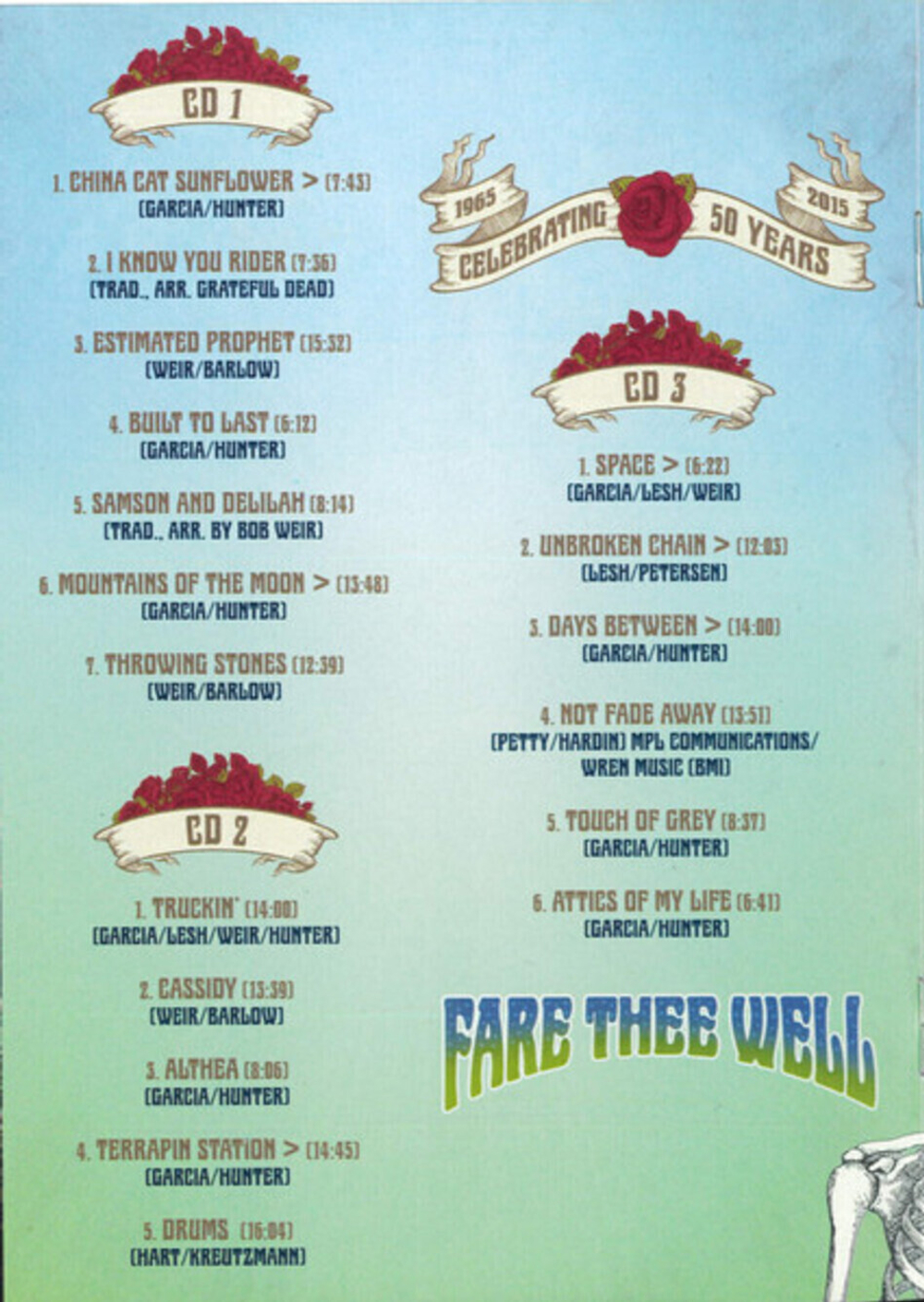 The Grateful Dead / Fare Thee Well (Limited Edition)(3HDCD+2Blu-ray)