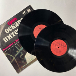 Винтажная виниловая пластинка LP Трио Оскара Питерсона The Oscar Peterson Trio Концерт В Париже 5 Октября 1978 г. (СССР 1981)