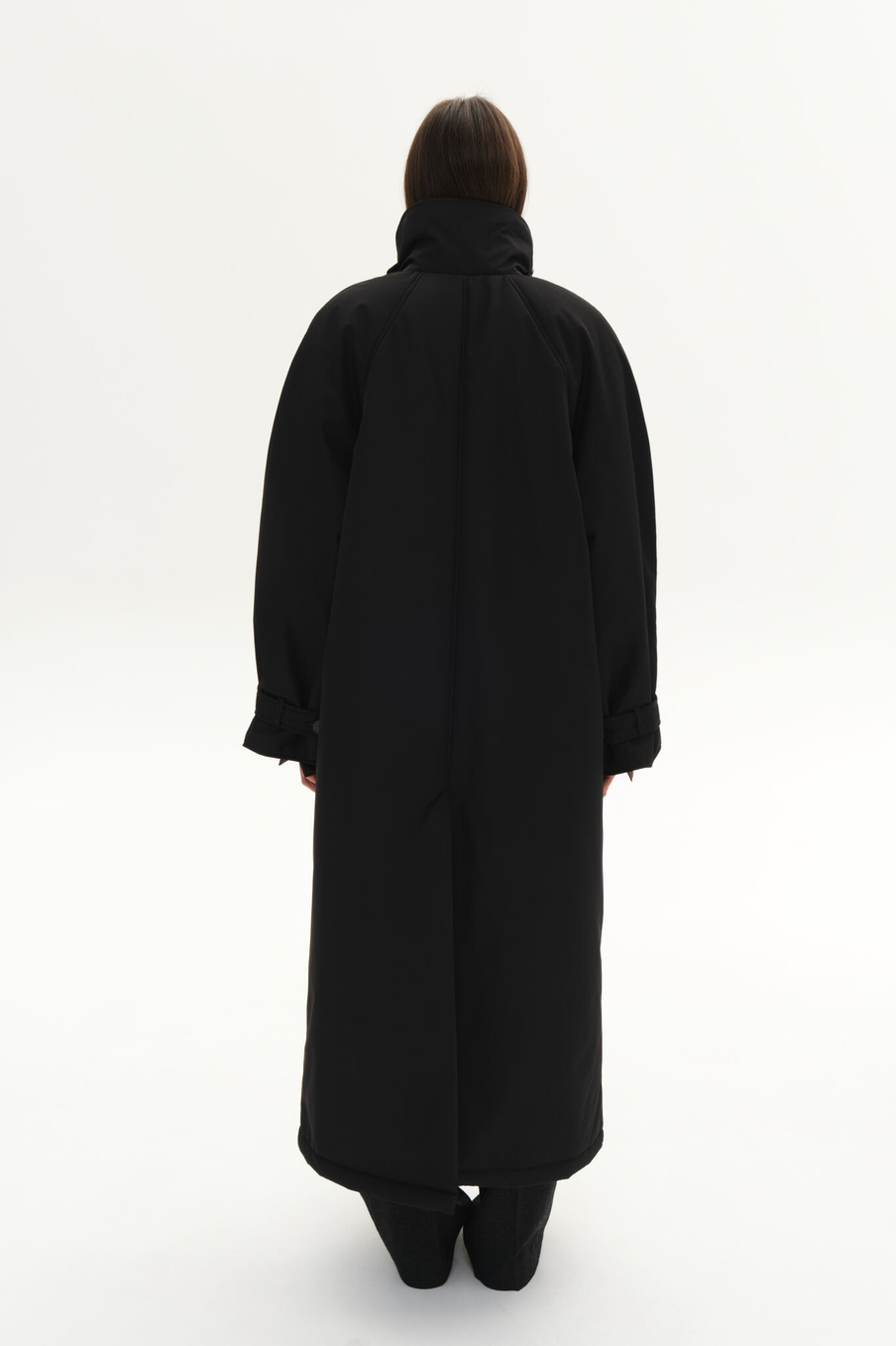 Утепленный плащ MAMIN | Черный