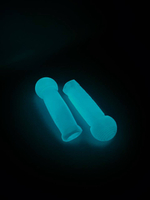 Резиновые ручки Maxi Glow (светящиеся) синий кристалл