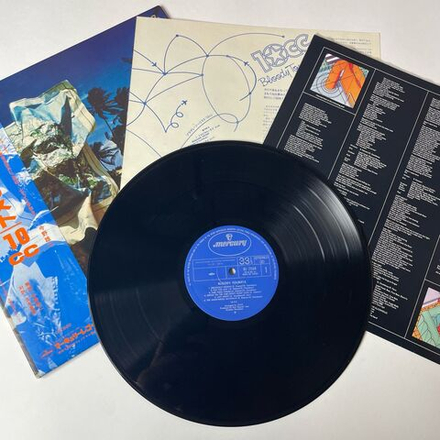 Винтажная виниловая пластинка LP 10cc Тен Си Си Bloody Tourists (Japan 1978) (Obi)