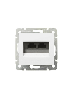 Legrand розетка 4231 INT с рамкой 1 белая