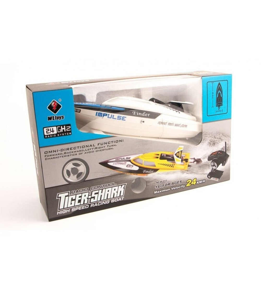 Р/У катер WLToys Tiger-Shark WL912 Pro 2.4G RTR