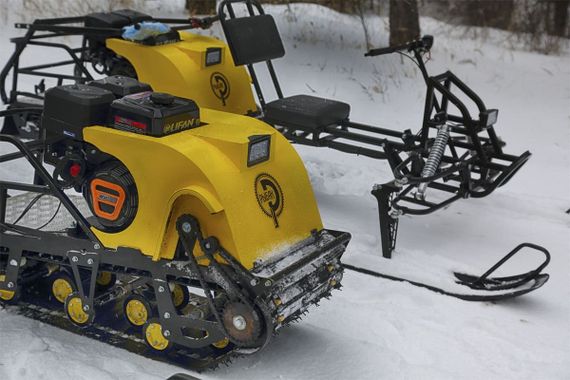 Мотобуксировщик РЫБАК PKD. PSD 9 л.с. (длинная база 1430мм)