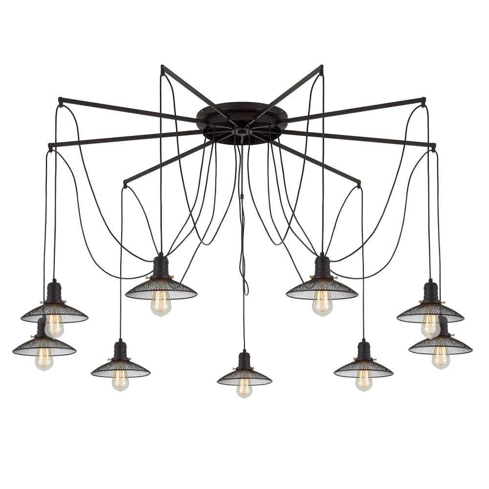 Citilux Эдисон CL451292 Люстра паук Венге