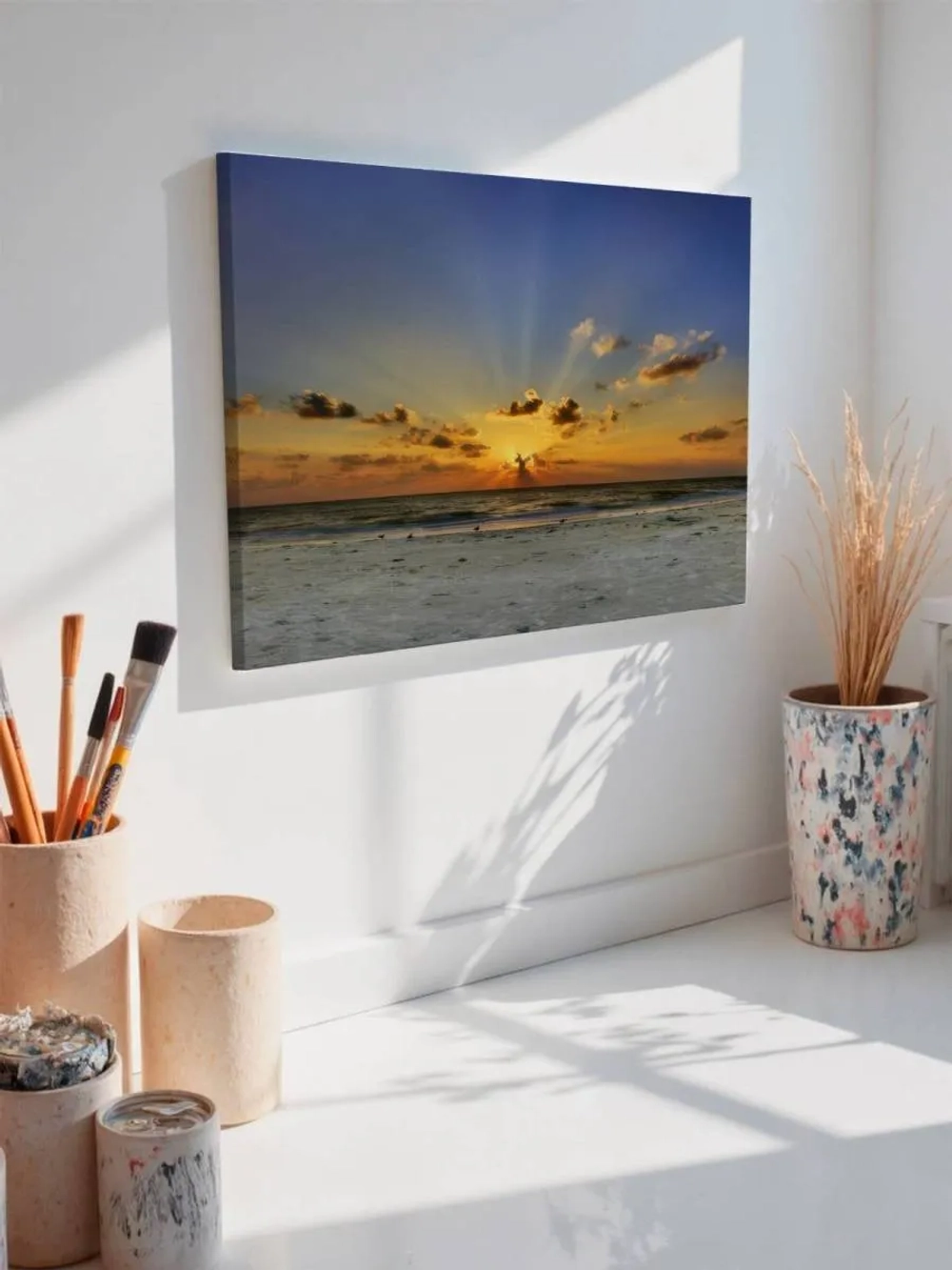 Картина на стену 40 X 50 Закат на море