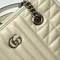 Маленькая сумка-тоут Gucci GG Marmont белый