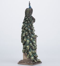 Veronese WS-1335 Статуэтка «Павлин на колонне»