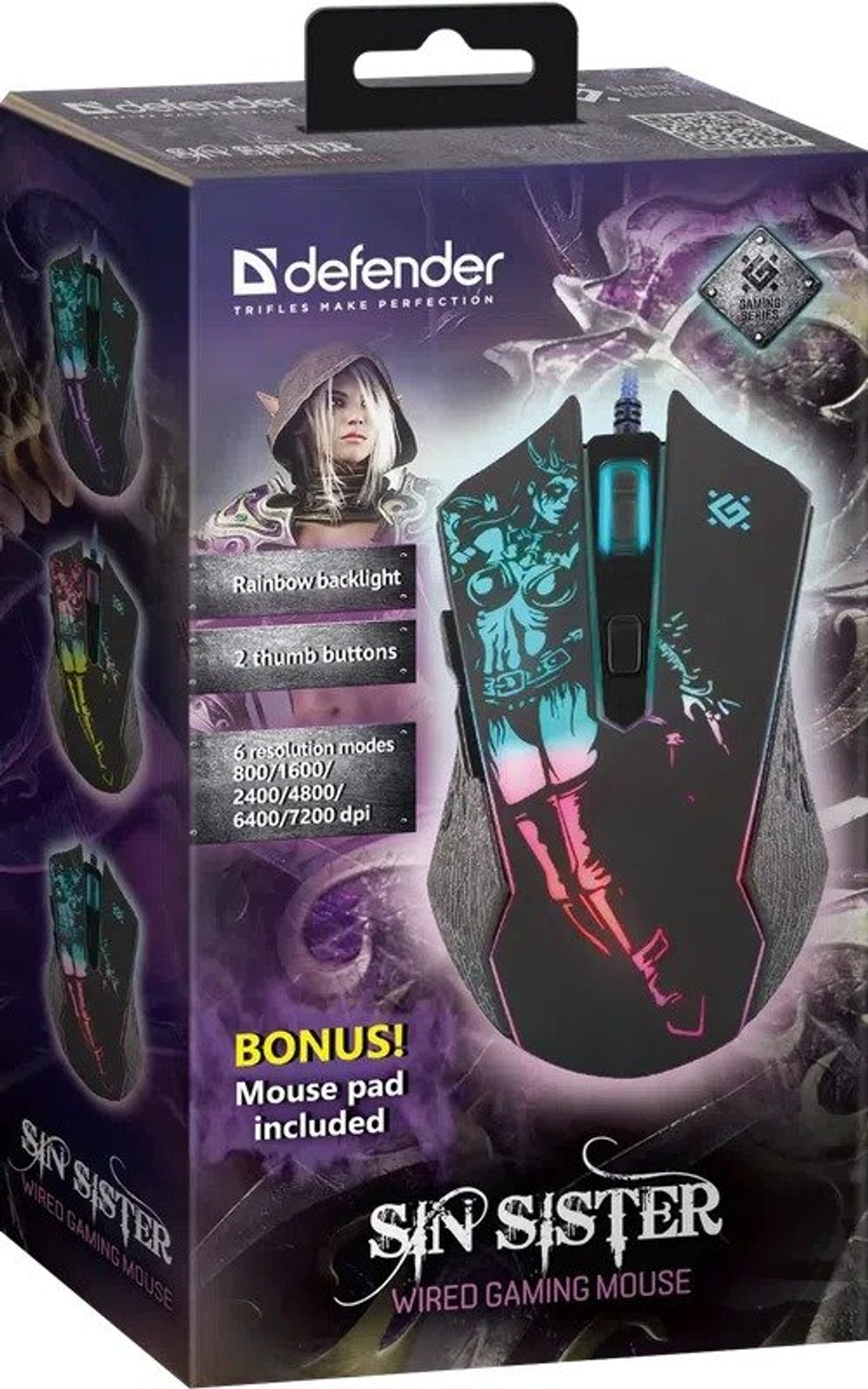 Мышь Defender Sin'Sister GM-933