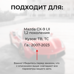 Ремкомплект ограничителей дверей Mazda CX-9 (I-II) TB; TC (4 двери, тип 16) 2007-2023