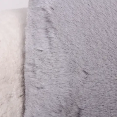 Чехол для декоративной подушки «SOFI», 43*43 см, иск. мех, цвет светло-серый