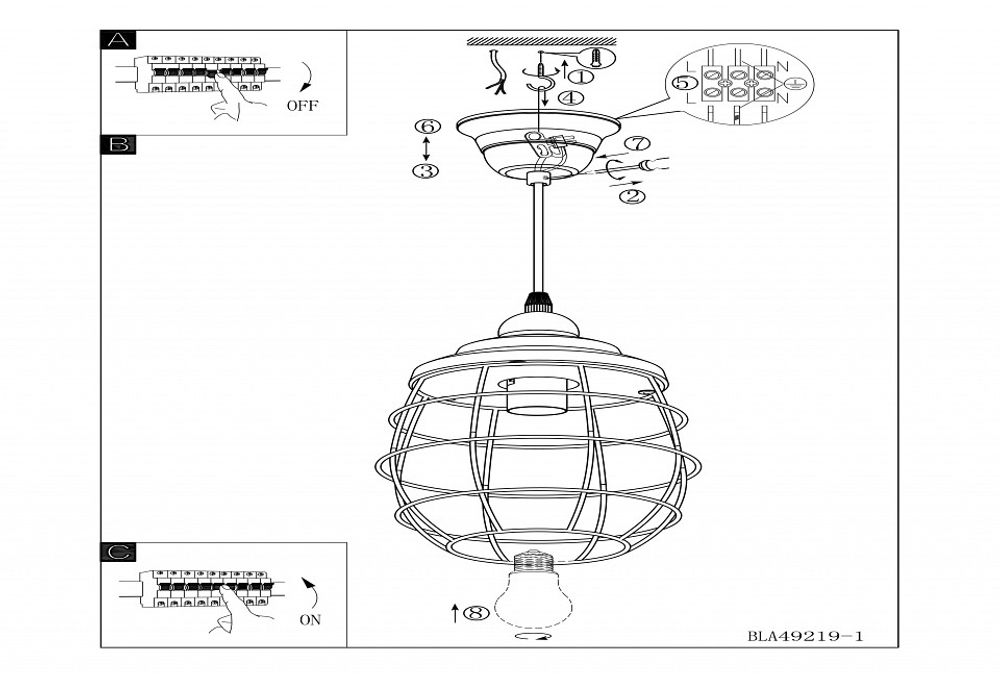 Подвесной светильник Eglo Bampton 49219