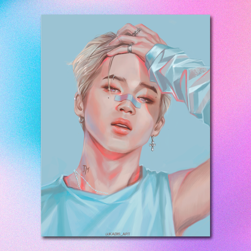 Арт принт / kadis_art / BTS / Чимин #1
