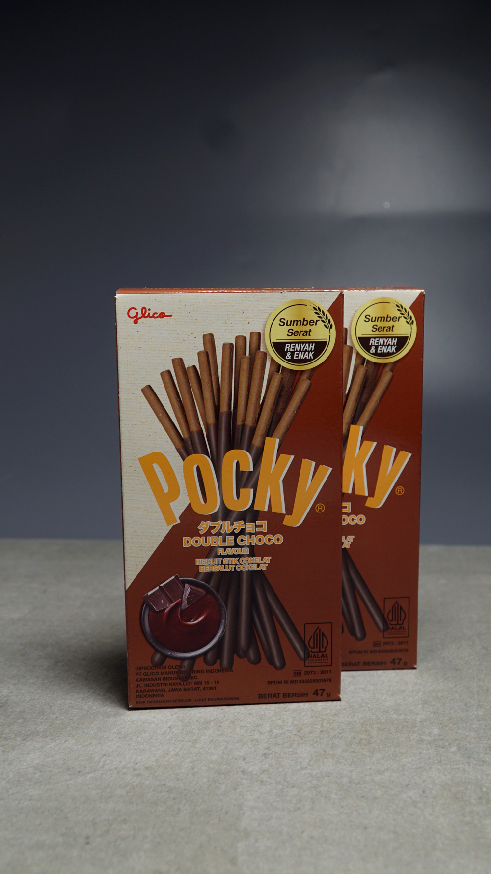 Палочки Pocky Двойной Шоколад 47г
