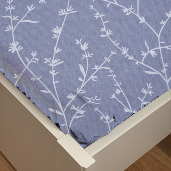 Простыня на резинке  Равенна,  90x200х30 , ранфорс  DOMTEKC