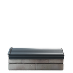 Парапет полимеркомпозитный Monblan 200/225/225 (1 кирпич) серый