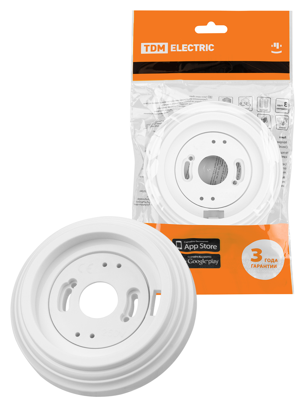 Рамка 1-ая Виви белая TDM