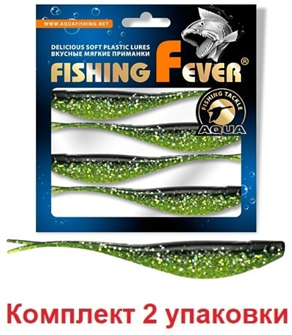 Мягкая силиконовая приманка риппер для дроп-шота AQUA FishingFever BOSS