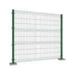 Заборная секция из сварной сетки серии «ОПТИМА»