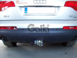 Фаркоп оцинкованный Galia V052C для Audi Q7 2006-2015, Porsche Cayenne 2002-2010, 2010-, Volkswagen Touareg 2002-2010, 2010-(паспорт и сертификат в комплекте)(без электрики)